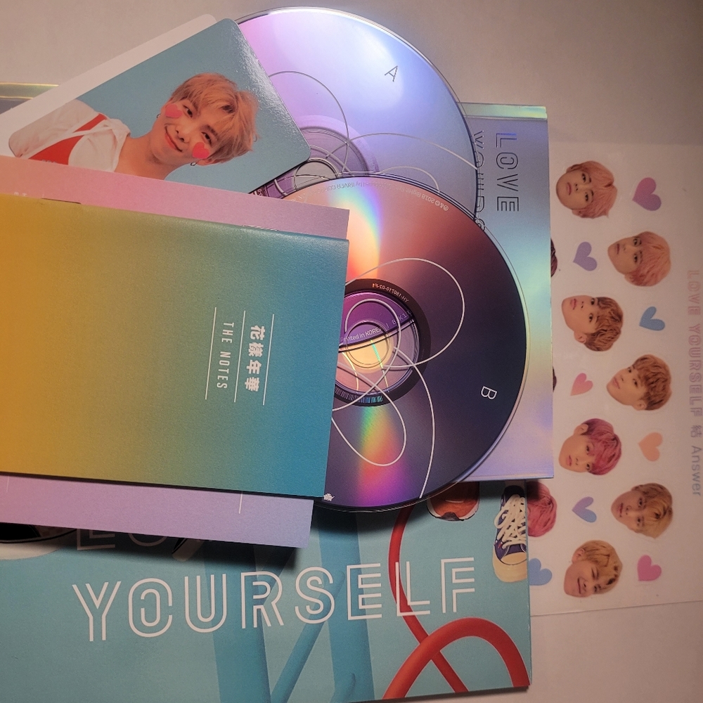 BTS Love Yourself Answer ver F w/ rap monster Photocard [2 albums + 1 PC]